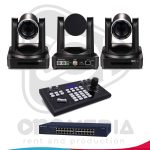 Paket 3 Camera PTZ NDI HX 20x Zoom / Camera Robotic